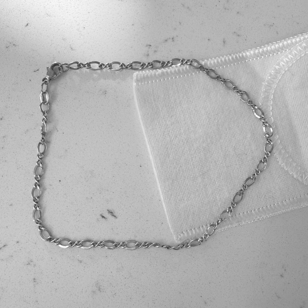 Silver James Avery Chain Anklet
